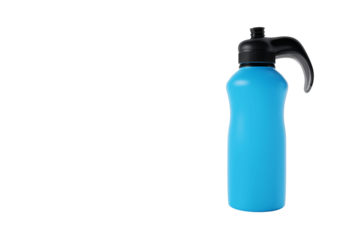 3D hydration bottle sports squeeze, isolated on white background