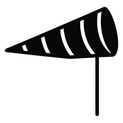Classic Windsock Silhouette Design