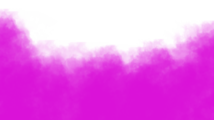 Bright Magenta Ink Smoke Cloud Effect on Transparent Background for Digital Art, Abstract Creative Design and Visual Projects