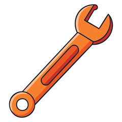 Classic Wrench Illustration