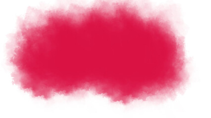 Red Ink Smoke Cloud Effect Overlay on Transparent Background for Creative Artistic Digital Art, Graphics, and Abstract Design Work