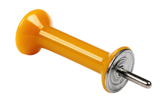Bright Orange Push Pin