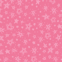 Baby pastel colors stars pattern. Baby boho background template. Nursery wall art, baby textiles, printable paper, bedroom. 