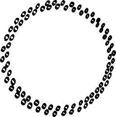 Circle frame brush