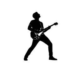 Guitarist Silhouette