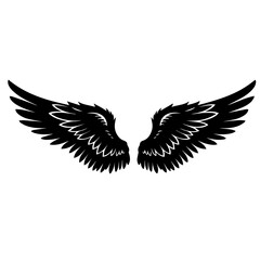 Symmetrical Angel Wings
