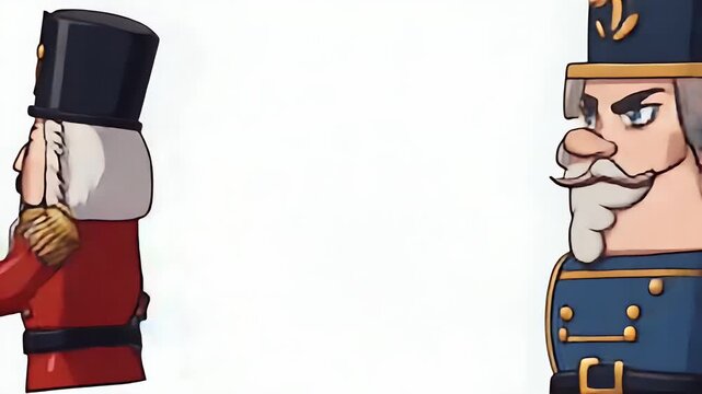 A Classic Christmas Nutcracker Illustration