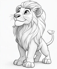 malvorlage, ausmalen, kinder, zeichnung, vorlage, kopf, portrait, lion, löwe, kopf, tier, vektor, abbildung, wild, cartoons, maskottchen, tattoo, säugetier, hund, katze, gesicht, wolf, tiger, symbol, 
