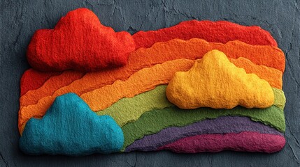 Holographic neon rainbow fluid backdrop for tech poster UI interface cool cover