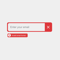 User Input Email Validation Error