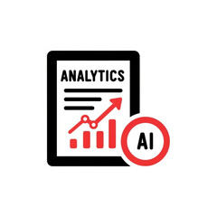 AI-Driven Analytics Silhouette: Visualize Data Growth & Innovation in Business. Modern design emphasizing upward trends and intelligent data analysis solutions.