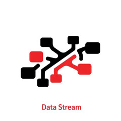 Dynamic network connection silhouette representing data flow and complex systems, perfect for tech innovation