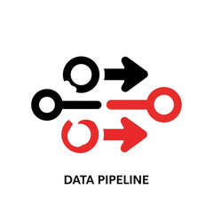 Dynamic silhouette of interconnected arrows symbolizing data flow and integration, a powerful visual for digital transformation and process optimization