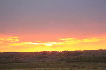Fall scenery in the Qu'Appelle Valley