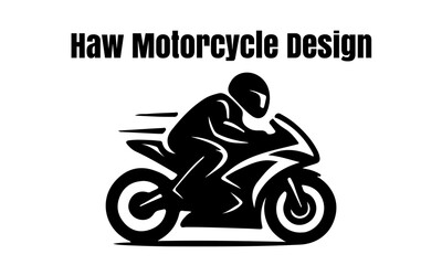 motorcycle rider silhouette