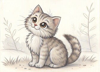A cute cat AI Generated