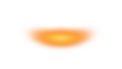 Orange Glow Transparent PNG Icon