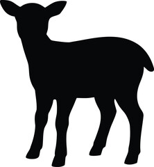 lamb icon, farm animal design