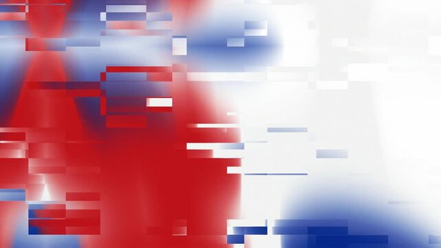 Abstract red, white, and blue pattern. Suitable for patriotic designs, fourth of july celebrations, and graphic backgrounds with a modern twist.