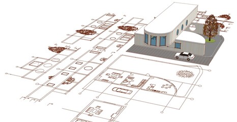 house plan blueprint