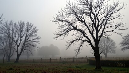Fototapeta premium soft grey mist whispering hovering with cloudy pale undertones