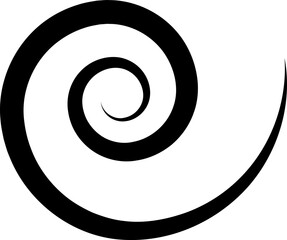 Swirl ornament flourish decoration divider icon in black flat and line style, vintage calligraphy curl scroll embellishment bundle, elegant border corner design isolated transparent background