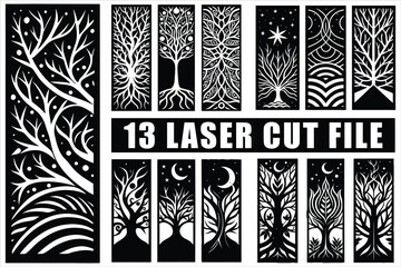 Exquisite laser cut tree designs for stunning decor