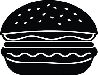 burger vector, sandwich illustration 