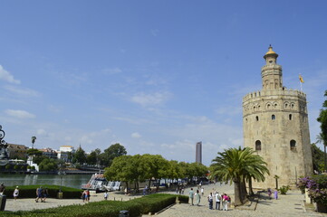 Torre del Oro em Sevilha na Espanha