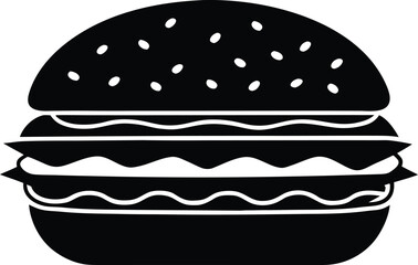 hamburger icon, fast food design