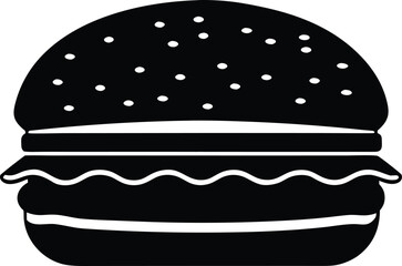 hamburger icon, fast food design