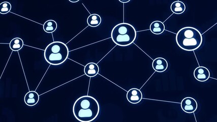 social network background networking and data connection exchanges customer profile online global business - Powered by Adobe