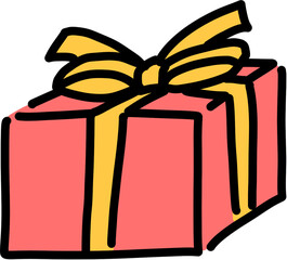 아름다운 선물상자와 리본 장식, 특별한 순간을 위한 행복한 선물 디자인