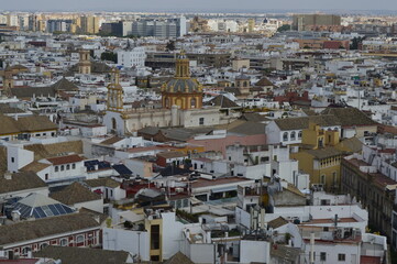 Vista da cidade de Sevilha na Espanha