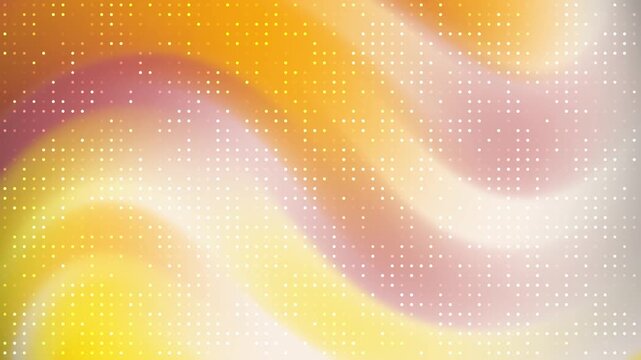 Abstract pattern in orange, pink, and yellow hues featuring whimsical dots for versatile design projects. Ideal for backgrounds, packaging, textiles, and stationery.