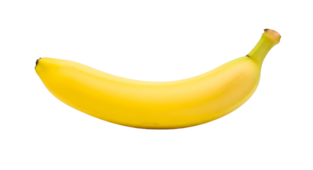 Plain Banana Fruit, Isolated on White Background, Close-Up Photo, Minimalist Food, Clean View, Conceptual Comparison with Basketball Orange Leather Texture