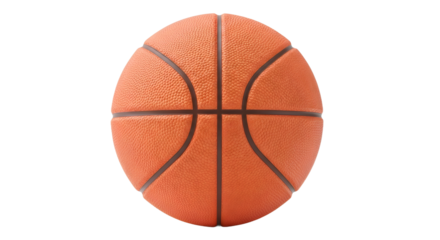 Isolated Basketball Ball on Clean White Background, Object, Studio, Ultra High Resolution, Minimal Concept