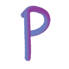 Alphabet fur effect png