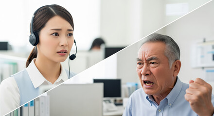 カスハラ（カスタマーハラスメント）・コールセンター