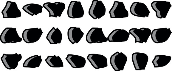 Soft Fluid Shapes and Organic Curves – A Vector Set of Abstract Blobs, Wavy Background Patterns, and Playful Doodle-Inspired Frames for Artistic Design