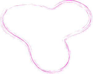 Curved, textured and scribbled line