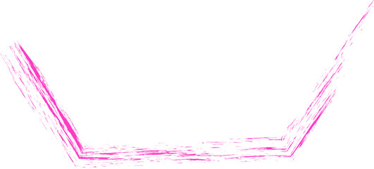 Textured and scribbled line shape with grunge style