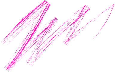 Scratch, textured and organic brush line with a relaxed look