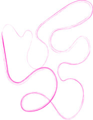 Scratched and textured line with an organic and laid-back look