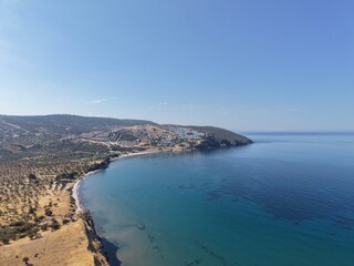 Obraz premium Aerial view of beautiful landscape