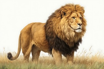 Obraz premium Proud lion jungle leader high resolution Images