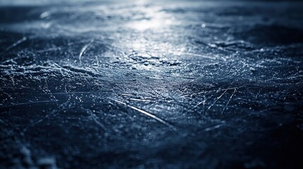 Dark blue ice texture