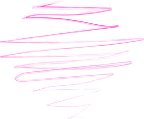 Scribbled, textured and organic brush line with a relaxed look