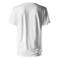 Plain White T-Shirt Featuring a Simple, Minimalist Design Ideal for Casual Wear or Layering in Everyday Fashion Looks on transparent background