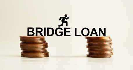Bridge Loan is shown using the text as business and financial concept